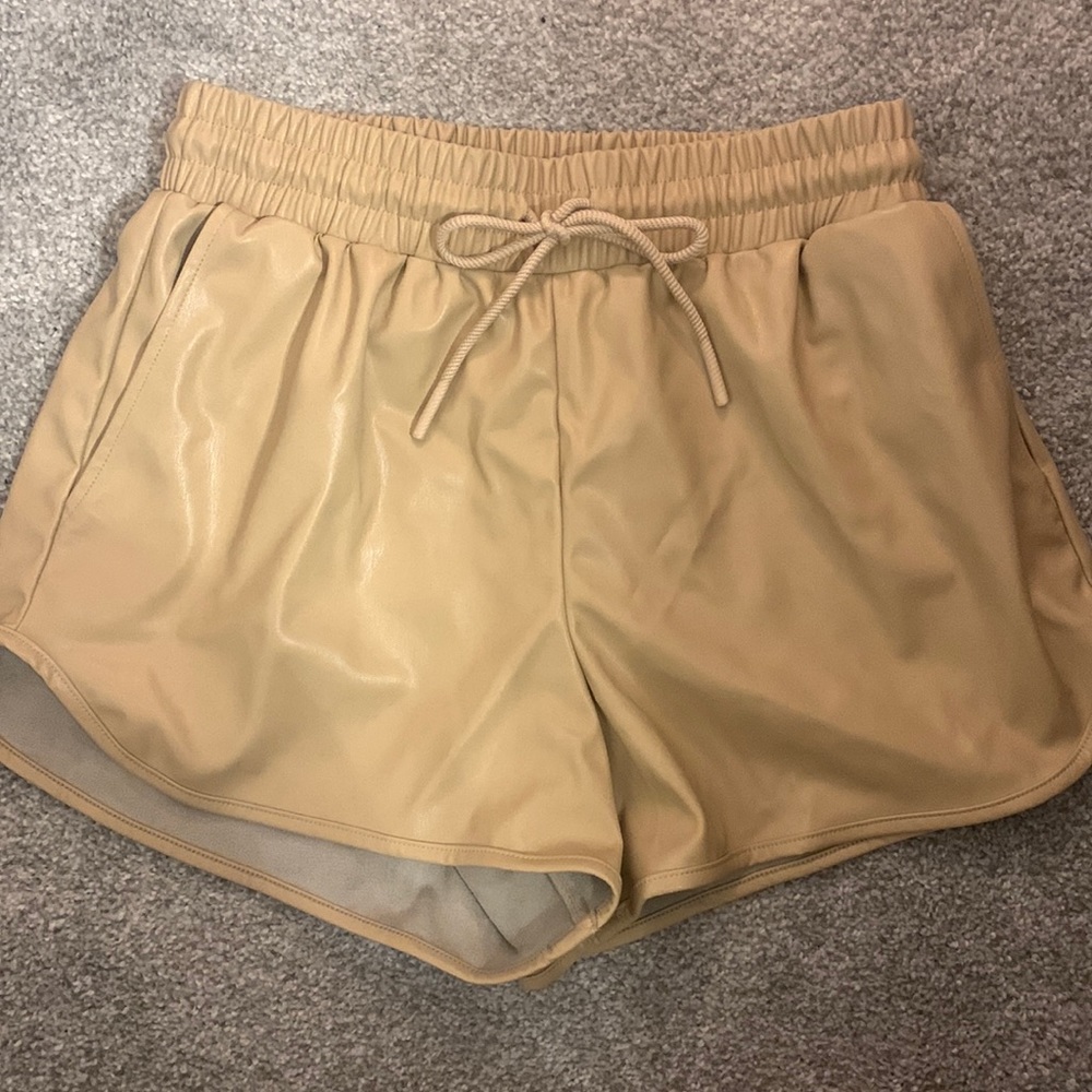 leather shorts - 7 For All Mankind